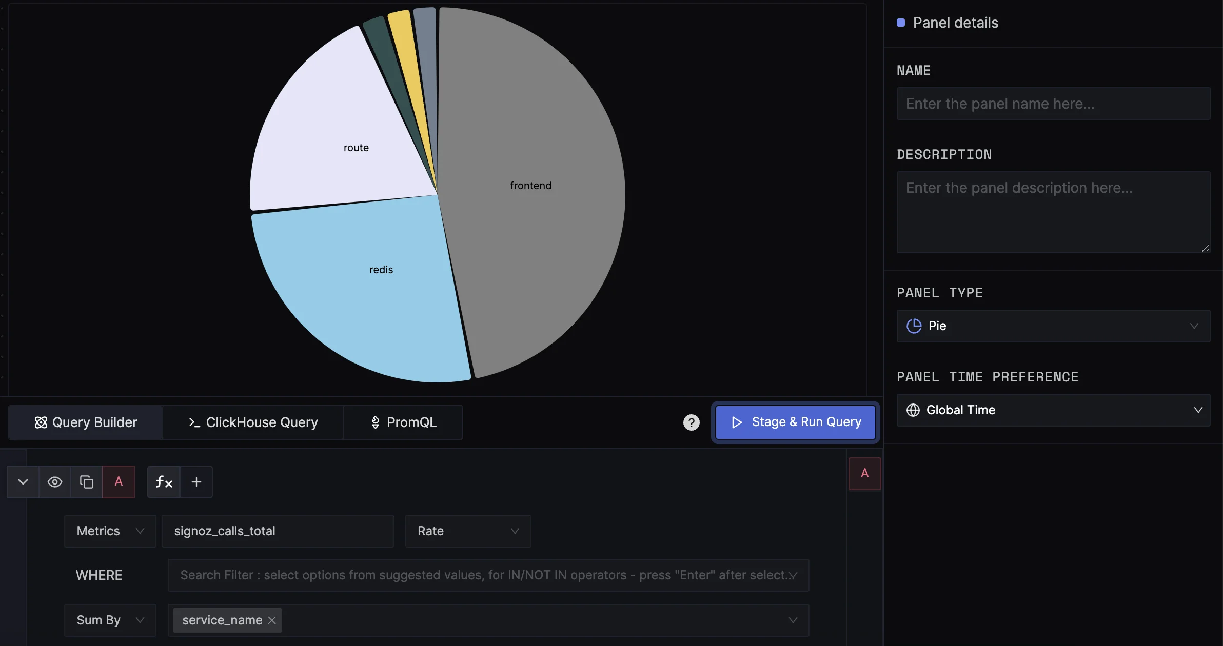 Integrated Visualization in SigNoz